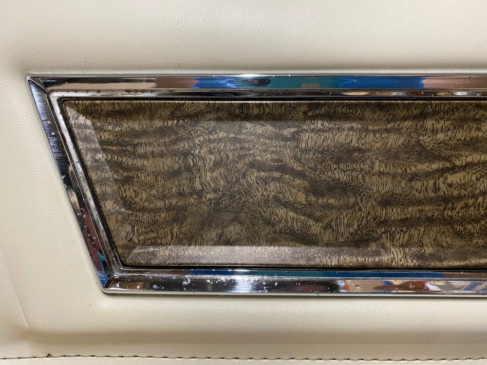 OEM 1971 1972 Cadillac Eldorado 2 Door HardTop LEFT DRIVER SIDE REAR UPPER DOOR PANEL TRIM - Image 9