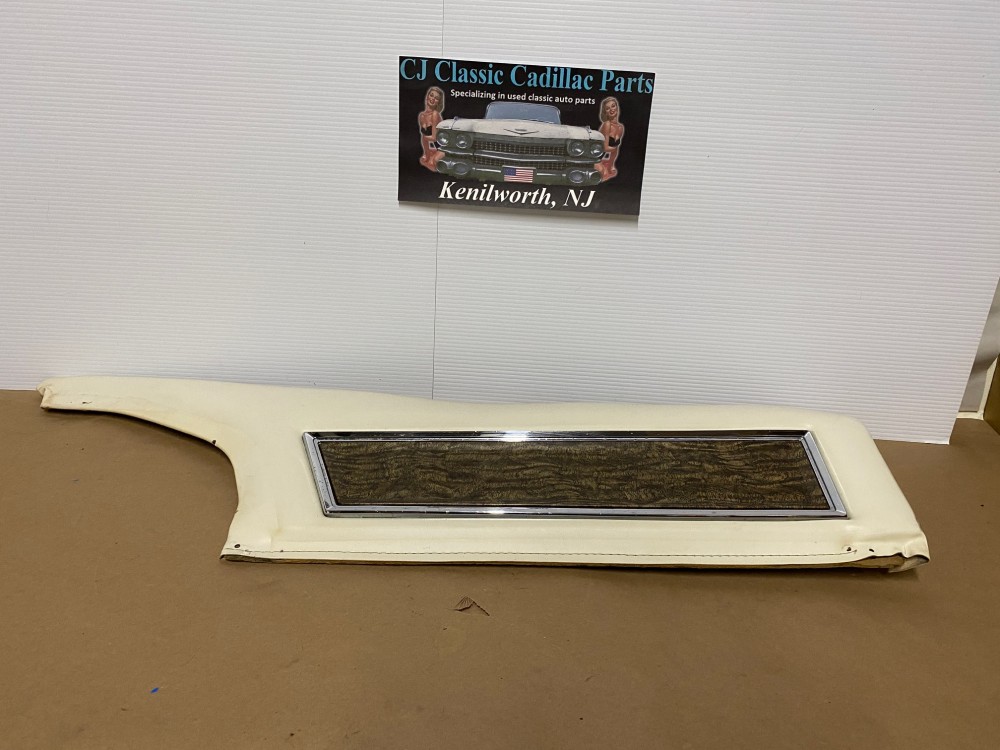 OEM 1971 1972 Cadillac Eldorado 2 Door HardTop LEFT DRIVER SIDE REAR UPPER DOOR PANEL TRIM - Image 13