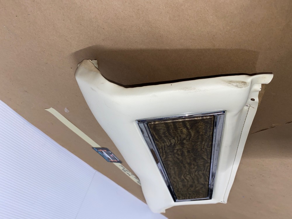 OEM 1971 1972 Cadillac Eldorado 2 Door HardTop LEFT DRIVER SIDE REAR UPPER DOOR PANEL TRIM - Image 15