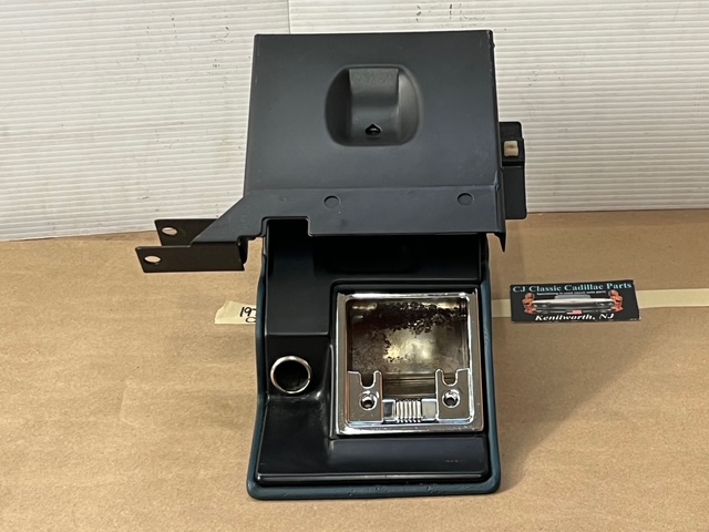OEM 1974 1975 1976 Cadillac Deville Eldorado Fleetwood Calais DASH ASHTRAY ASH TRAY ASSEMBLY WITH TRACKS (BLUE) - Image 6