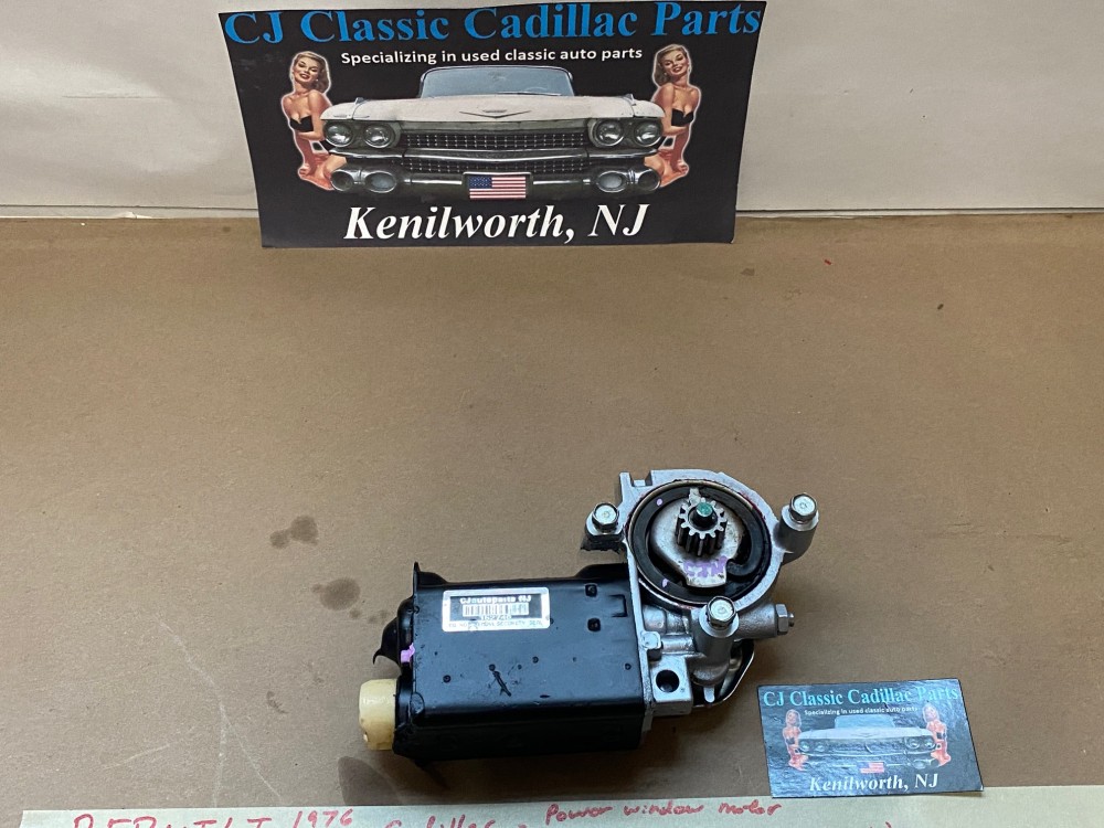REBUILT 1976 1977 1978 1979 CADILLAC DEVILLE ELDORADO FLEETWOOD SEVILLE POWER WINDOW MOTOR ~ SEE NOTES FOR RH/ LH FITMENT 4999680 - Image 2