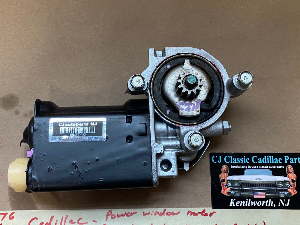REBUILT 1976 1977 1978 1979 CADILLAC DEVILLE ELDORADO FLEETWOOD SEVILLE POWER WINDOW MOTOR ~ SEE NOTES FOR RH/ LH FITMENT 4999680 - Image 3