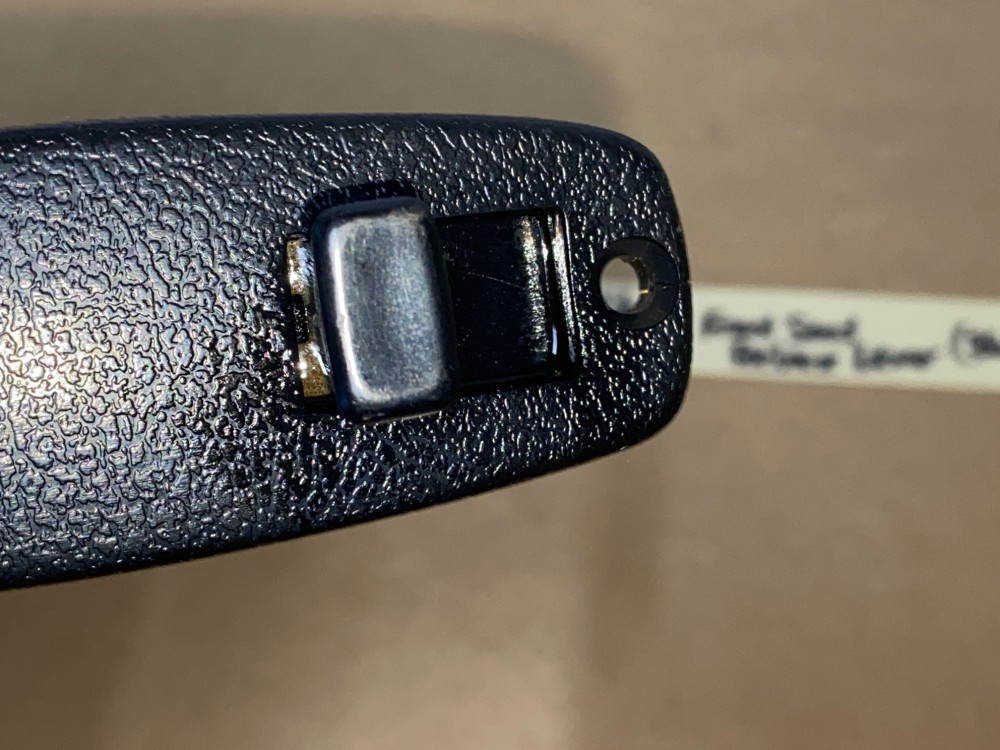 OEM 1971 1972 1973 1974 1975 1976 Cadillac Deville Calais 1971 1972 1973 1974 1975 1976 1977 1978 Eldorado FRONT SEAT BACK RELEASE LEVER HANDLE KNOB - BLACK #9836756/#9836755 - Image 18