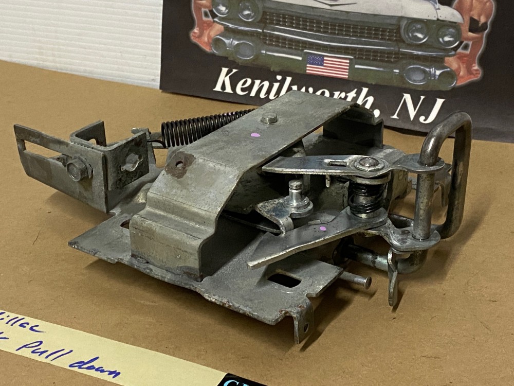 OEM 1962 1963 1964 1965 1966 1967 1968 1969 1970 1971 1972 1973 Cadillac Eldorado Deville Fleetwood Calais REAR DECK LID MECHANICAL TRUNK LATCH PULLDOWN MECHANISM #4876992/#4843754/#8756577 - Image 4