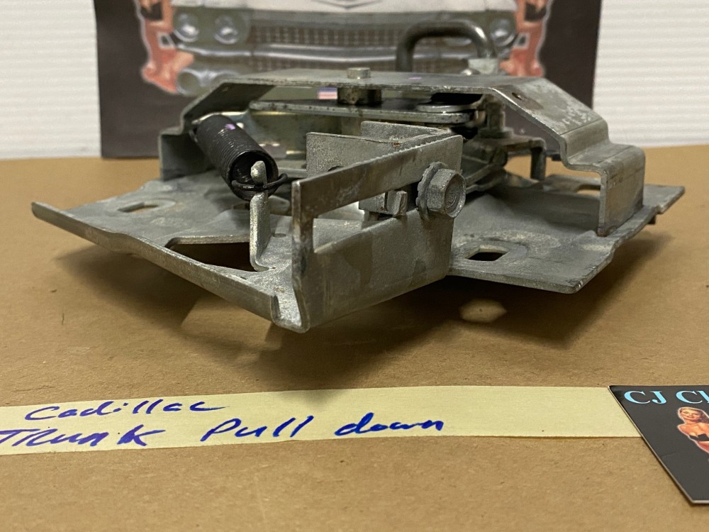 OEM 1962 1963 1964 1965 1966 1967 1968 1969 1970 1971 1972 1973 Cadillac Eldorado Deville Fleetwood Calais REAR DECK LID MECHANICAL TRUNK LATCH PULLDOWN MECHANISM #4876992/#4843754/#8756577 - Image 6