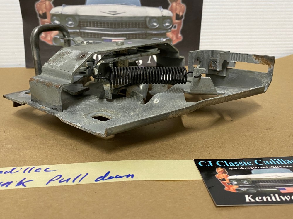 OEM 1962 1963 1964 1965 1966 1967 1968 1969 1970 1971 1972 1973 Cadillac Eldorado Deville Fleetwood Calais REAR DECK LID MECHANICAL TRUNK LATCH PULLDOWN MECHANISM #4876992/#4843754/#8756577 - Image 7