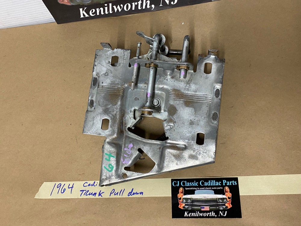 OEM 1962 1963 1964 1965 1966 1967 1968 1969 1970 1971 1972 1973 Cadillac Eldorado Deville Fleetwood Calais REAR DECK LID MECHANICAL TRUNK LATCH PULLDOWN MECHANISM #4876992/#4843754/#8756577 - Image 11