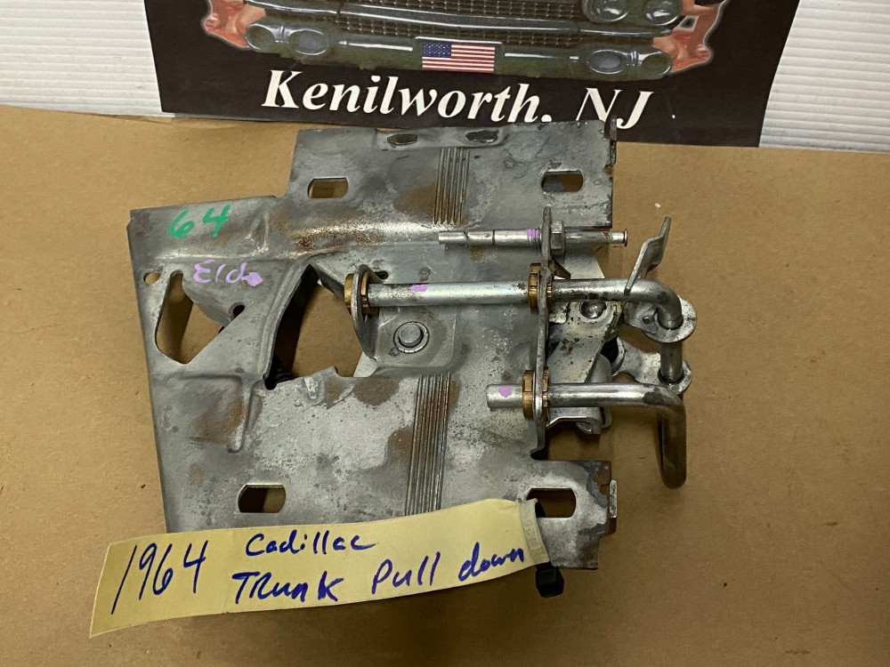 OEM 1962 1963 1964 1965 1966 1967 1968 1969 1970 1971 1972 1973 Cadillac Eldorado Deville Fleetwood Calais REAR DECK LID MECHANICAL TRUNK LATCH PULLDOWN MECHANISM #4876992/#4843754/#8756577 - Image 17