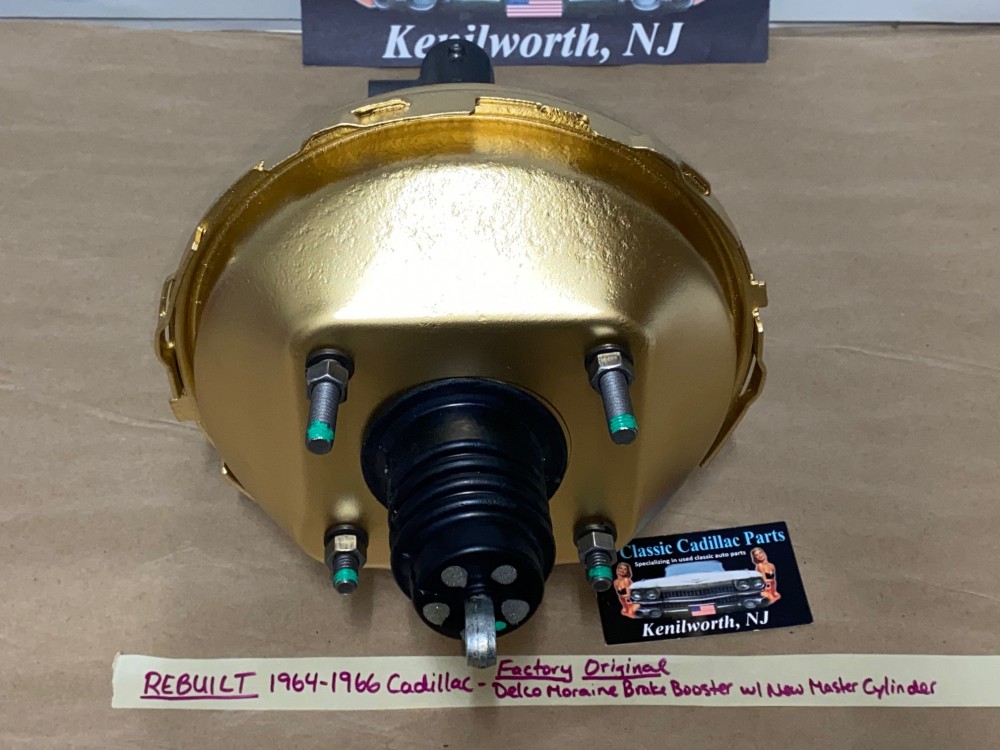 REBUILT OEM 1964 1965 1966 CADILLAC DEVILLE FLEETWOOD CALAIS DELCO MORAINE POWER BRAKE BOOSTER & MASTER CYLINDER - Image 7