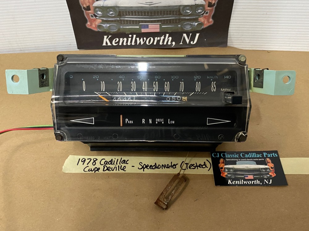 OEM 1977 1978 1979 Cadillac Deville Fleetwood Brougham DASH INSTRUMENT CLUSTER SPEEDOMETER WITH CIRCUIT BOARD #25020832 - Image 5
