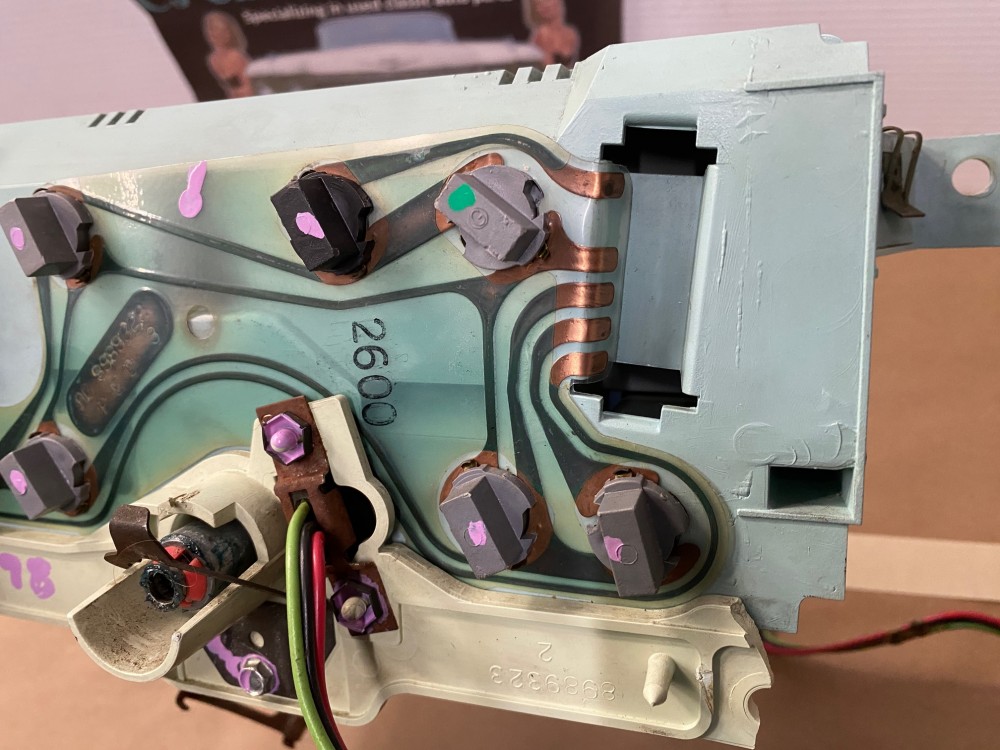 OEM 1977 1978 1979 Cadillac Deville Fleetwood Brougham DASH INSTRUMENT CLUSTER SPEEDOMETER WITH CIRCUIT BOARD #25020832 - Image 19