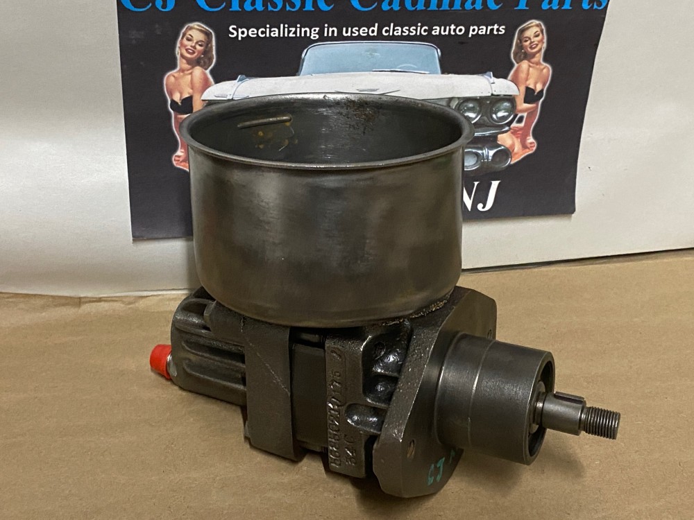 REBUILT Factory Original 1957 1958 Cadillac Deville Eldorado Fleetwood Saginaw POWER STEERING PUMP With RESERVOIR #5685521/#5685021/#5685767 - Image 5