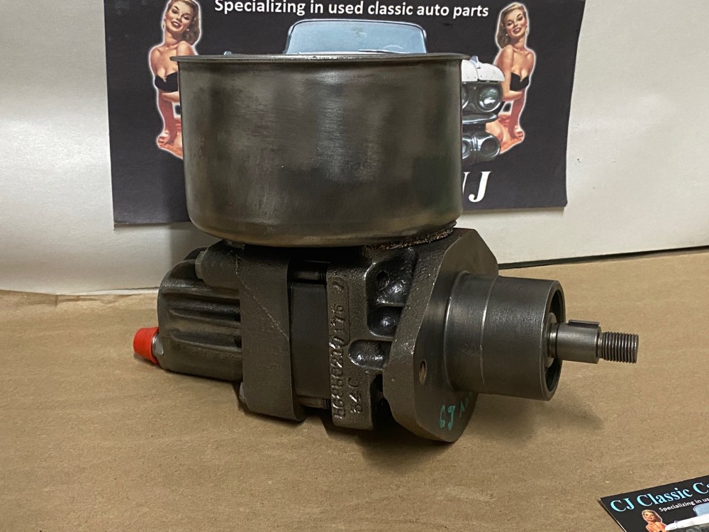 REBUILT Factory Original 1957 1958 Cadillac Deville Eldorado Fleetwood Saginaw POWER STEERING PUMP With RESERVOIR #5685521/#5685021/#5685767 - Image 6