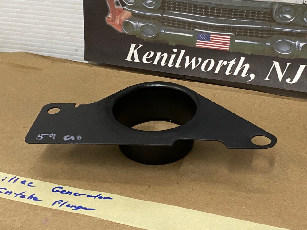 OEM 1959 1960 CADILLAC DEVILLE ELDORADO FLEETWOOD GENERATOR AIR INTAKE HOSE FLANGE (FOR CARS WITH A/C) #1471925 - Image 11