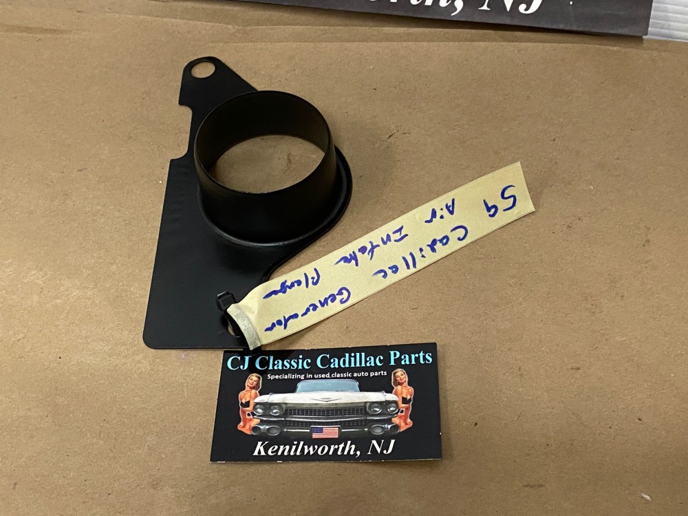 OEM 1959 1960 CADILLAC DEVILLE ELDORADO FLEETWOOD GENERATOR AIR INTAKE HOSE FLANGE (FOR CARS WITH A/C) #1471925 - Image 15
