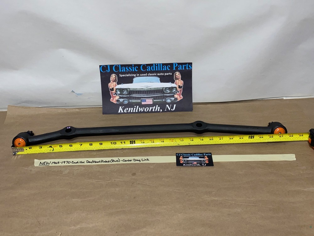 NEW 1965 1966 1967 1968 1969 1970 CADILLAC DEVILLE FLEETWOOD CALAIS 1965 1966 ELDORADO RWD STEERING CENTER DRAG LINK #7801836/25800 - Image 14