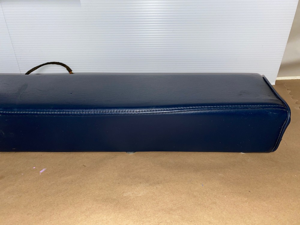 OEM 1966 1967 Cadillac Fleetwood 75 LIMO LIMOUSINE RIGHT PASSENGER SIDE REAR DOOR PANEL ARM REST PAD BASE WITH VENT & COURTESY LIGHT - DARK BLUE - Image 5