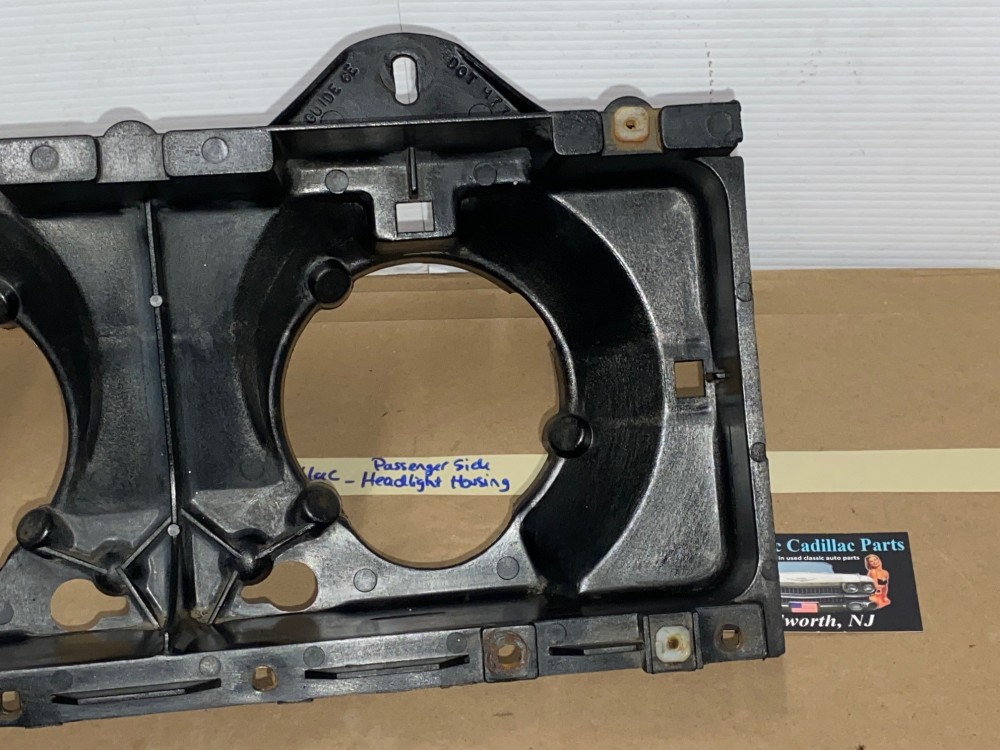 OEM 1977 1978 Cadillac Eldorado RIGHT PASSENGER SIDE PLASTIC HEADLIGHT BUCKET HOUSING MOUNT #1609618 - Image 20