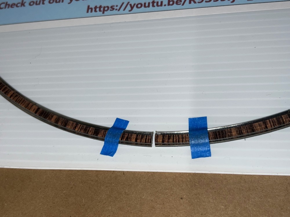 NEW 1971 1972 1973 1974 1975 1976 1977 1978 Cadillac Eldorado Deville Fleetwood Calais Steering Wheel Woodgrain Insert Inlay Trim - Made in USA - Image 4