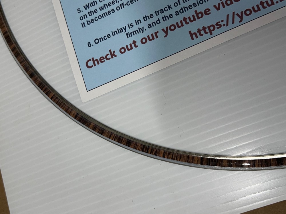 NEW 1971 1972 1973 1974 1975 1976 1977 1978 Cadillac Eldorado Deville Fleetwood Calais Steering Wheel Woodgrain Insert Inlay Trim - Made in USA - Image 5