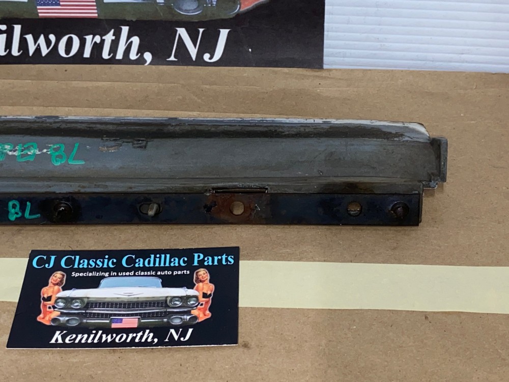 OEM 1977 1978 Cadillac Eldorado RIGHT PASSENGER SIDE HEADLIGHT BUMPER FILLERS PANEL WITH SUPPORT BRACKET #1610701 - Image 13