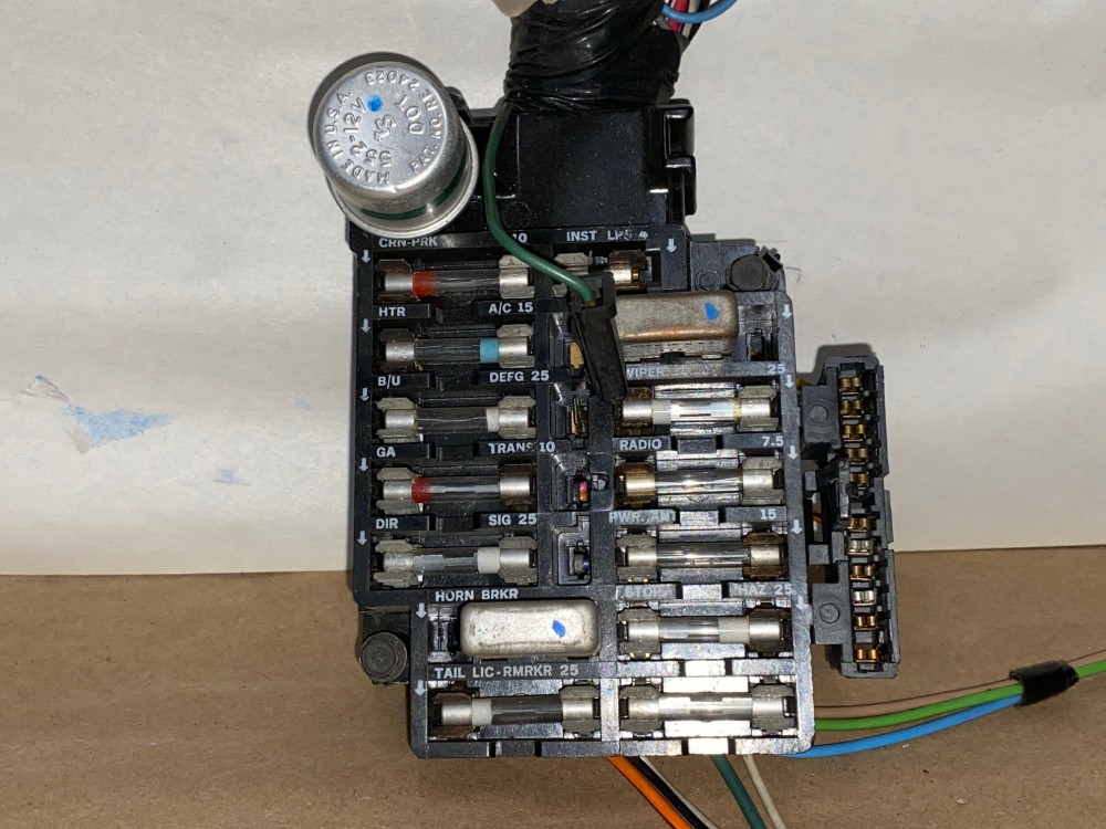OEM 1973 Cadillac Deville Eldorado Fleetwood Calais UNDER DASH FUSE BOX PANEL - Image 3