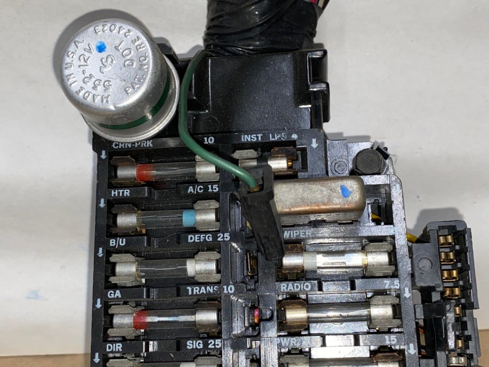OEM 1973 Cadillac Deville Eldorado Fleetwood Calais UNDER DASH FUSE BOX PANEL - Image 4