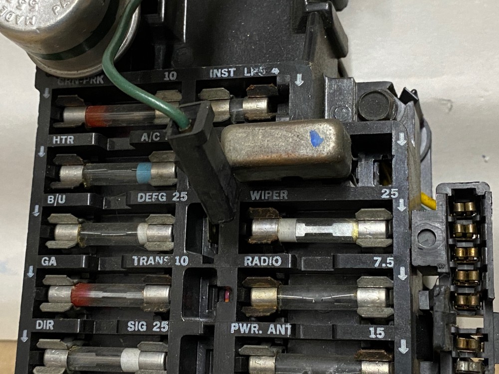OEM 1973 Cadillac Deville Eldorado Fleetwood Calais UNDER DASH FUSE BOX PANEL - Image 6