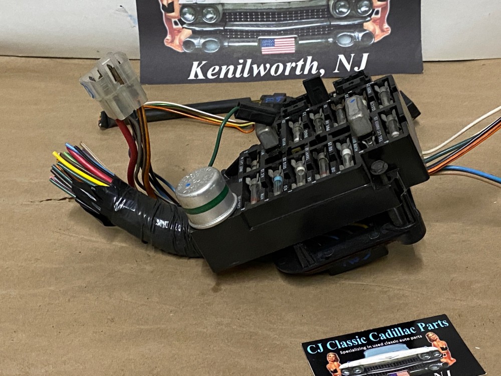 OEM 1973 Cadillac Deville Eldorado Fleetwood Calais UNDER DASH FUSE BOX PANEL - Image 13