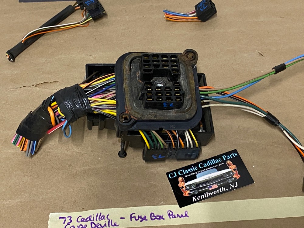 OEM 1973 Cadillac Deville Eldorado Fleetwood Calais UNDER DASH FUSE BOX PANEL - Image 17