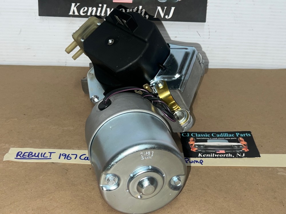 REBUILT 1967 CADILLAC DEVILLE FLEETWOOD ELDORADO CALAIS WINDSHIELD WIPER MOTOR With NEW WASHER PUMP - Image 10