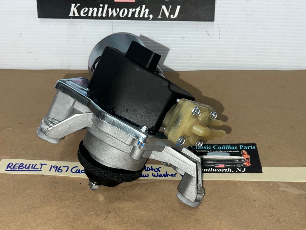 REBUILT 1967 CADILLAC DEVILLE FLEETWOOD ELDORADO CALAIS WINDSHIELD WIPER MOTOR With NEW WASHER PUMP - Image 8