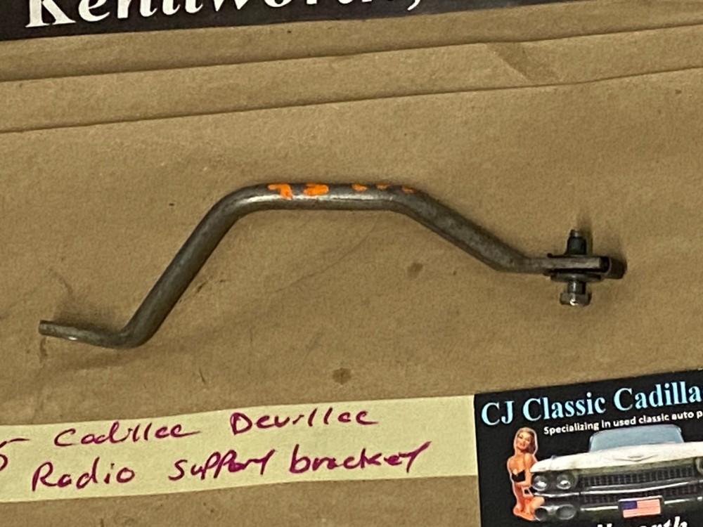 OEM 1974 1975 1976 Cadillac Deville Calais Fleetwood 1974 1975 1976 1977 1978 Eldorado DASH RADIO SUPPORT MOUNTING BRACKET - Image 2