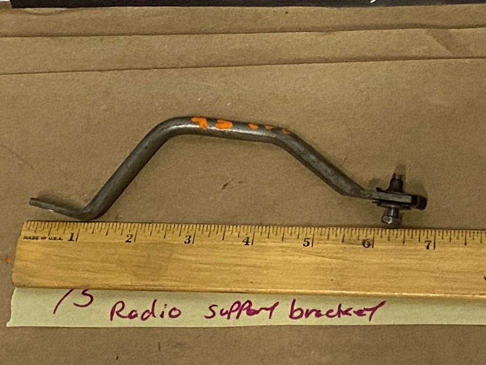 OEM 1974 1975 1976 Cadillac Deville Calais Fleetwood 1974 1975 1976 1977 1978 Eldorado DASH RADIO SUPPORT MOUNTING BRACKET - Image 9