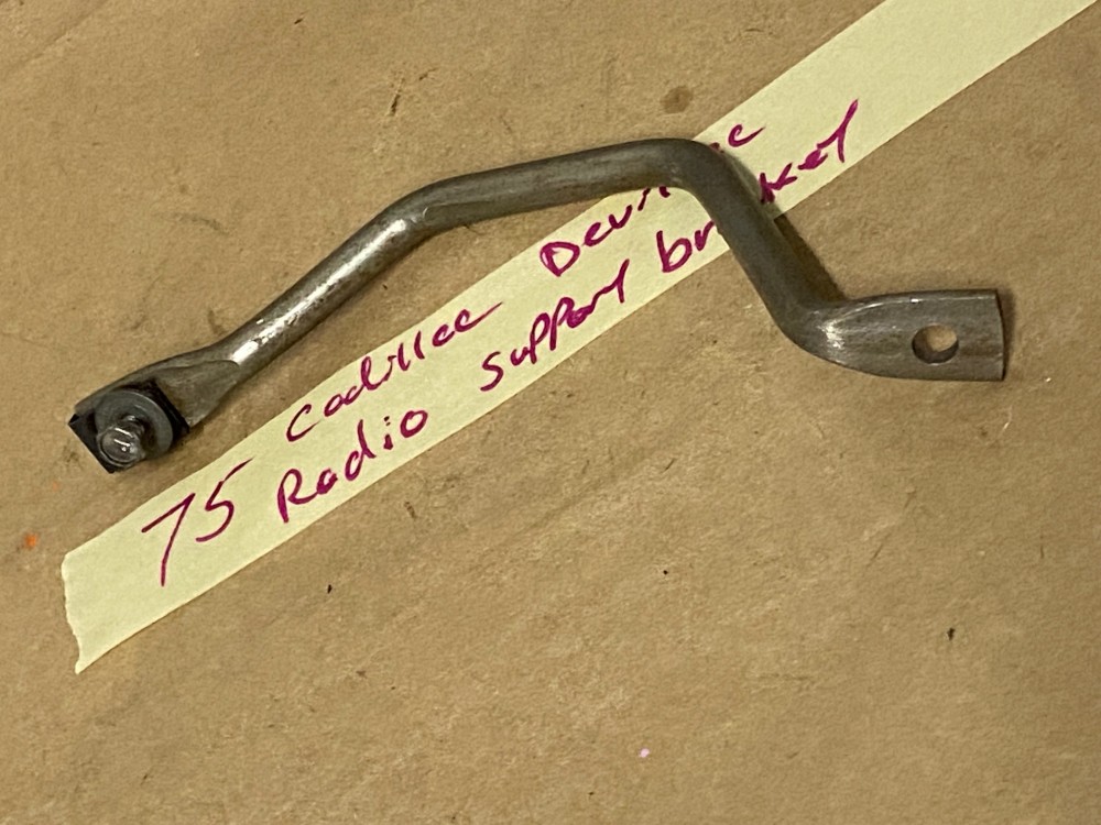 OEM 1974 1975 1976 Cadillac Deville Calais Fleetwood 1974 1975 1976 1977 1978 Eldorado DASH RADIO SUPPORT MOUNTING BRACKET - Image 10