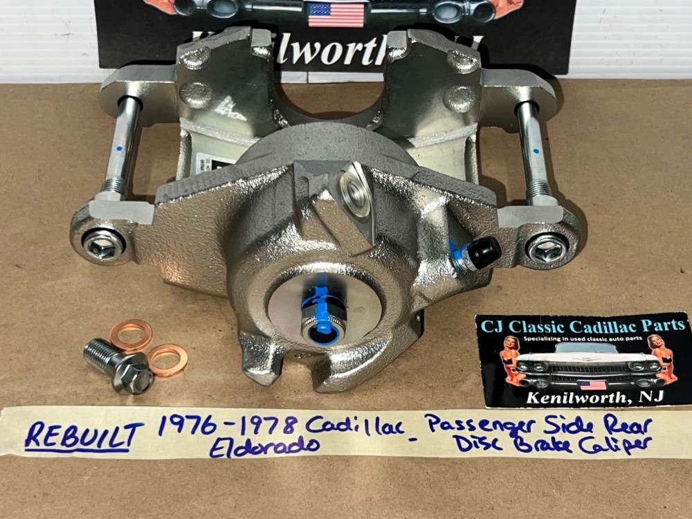 REBUILT 1976 1977 1978 CADILLAC ELDORADO RIGHT PASSENGER SIDE REAR DISC BRAKE CALIPER (UNLOADED) - Image 14