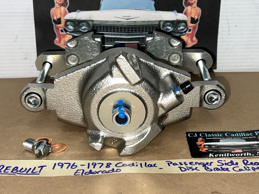 REBUILT 1976 1977 1978 CADILLAC ELDORADO RIGHT PASSENGER SIDE REAR DISC BRAKE CALIPER (UNLOADED) - Image 13