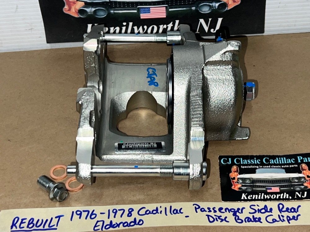 REBUILT 1976 1977 1978 CADILLAC ELDORADO RIGHT PASSENGER SIDE REAR DISC BRAKE CALIPER (UNLOADED) - Image 12