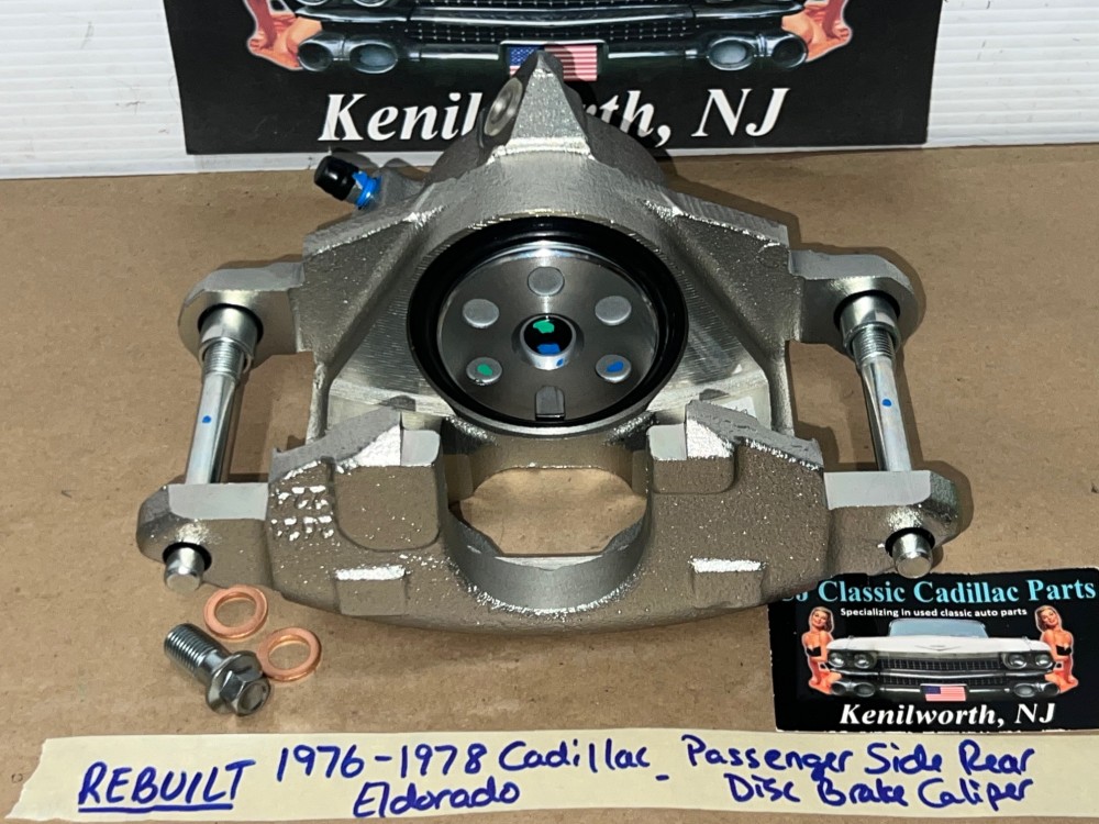 REBUILT 1976 1977 1978 CADILLAC ELDORADO RIGHT PASSENGER SIDE REAR DISC BRAKE CALIPER (UNLOADED) - Image 11