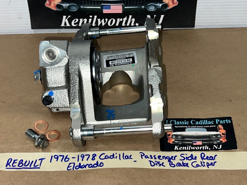 REBUILT 1976 1977 1978 CADILLAC ELDORADO RIGHT PASSENGER SIDE REAR DISC BRAKE CALIPER (UNLOADED) - Image 10