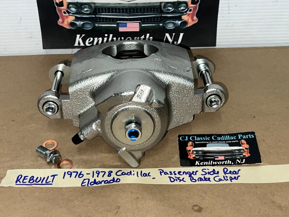 REBUILT 1976 1977 1978 CADILLAC ELDORADO RIGHT PASSENGER SIDE REAR DISC BRAKE CALIPER (UNLOADED) - Image 8