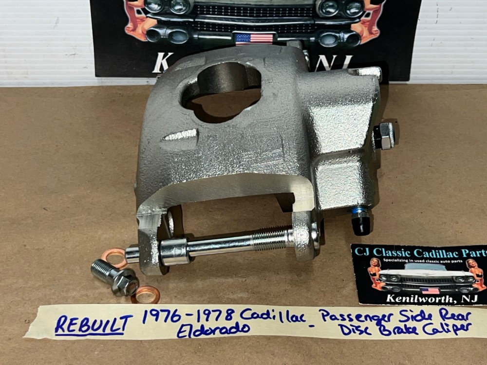 REBUILT 1976 1977 1978 CADILLAC ELDORADO RIGHT PASSENGER SIDE REAR DISC BRAKE CALIPER (UNLOADED) - Image 3