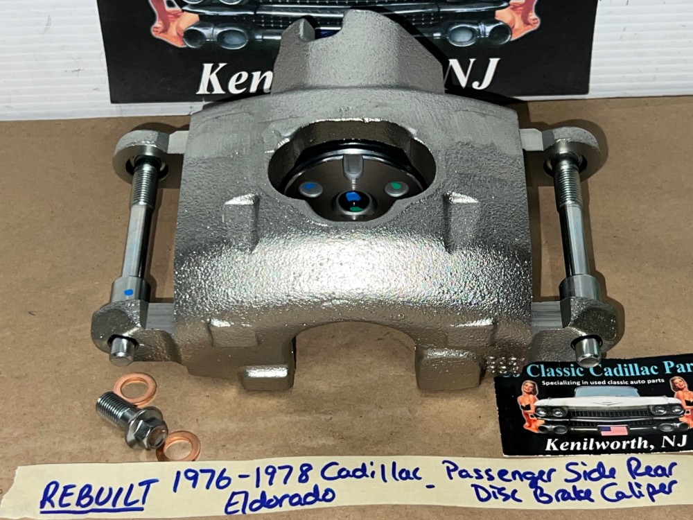 REBUILT 1976 1977 1978 CADILLAC ELDORADO RIGHT PASSENGER SIDE REAR DISC BRAKE CALIPER (UNLOADED) - Image 4