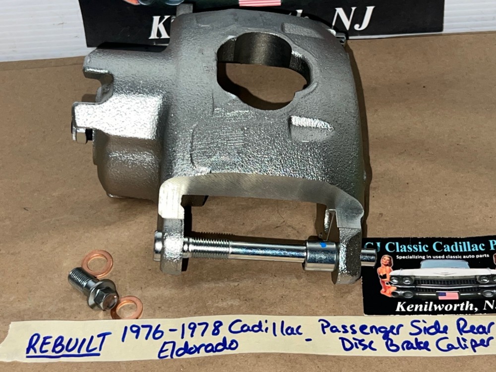 REBUILT 1976 1977 1978 CADILLAC ELDORADO RIGHT PASSENGER SIDE REAR DISC BRAKE CALIPER (UNLOADED) - Image 5