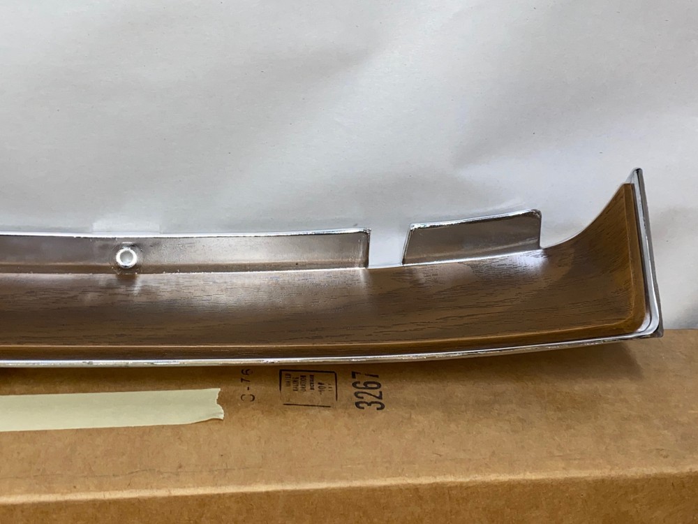 NOS 1974 1975 1976 Cadillac Fleetwood Deville Eldorado Calais RIGHT PASSENGER SIDE DASH WOODGRAIN TRIM RADIO BEZEL #1605940 - Image 12