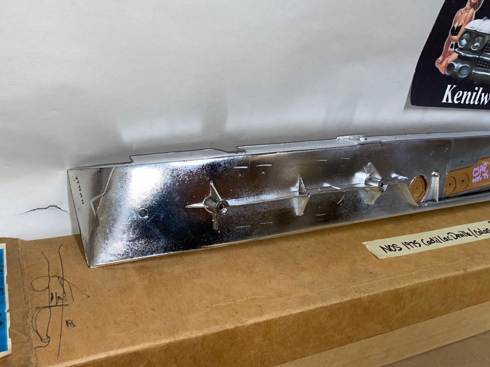 NOS 1974 1975 1976 Cadillac Fleetwood Deville Eldorado Calais RIGHT PASSENGER SIDE DASH WOODGRAIN TRIM RADIO BEZEL #1605940 - Image 14