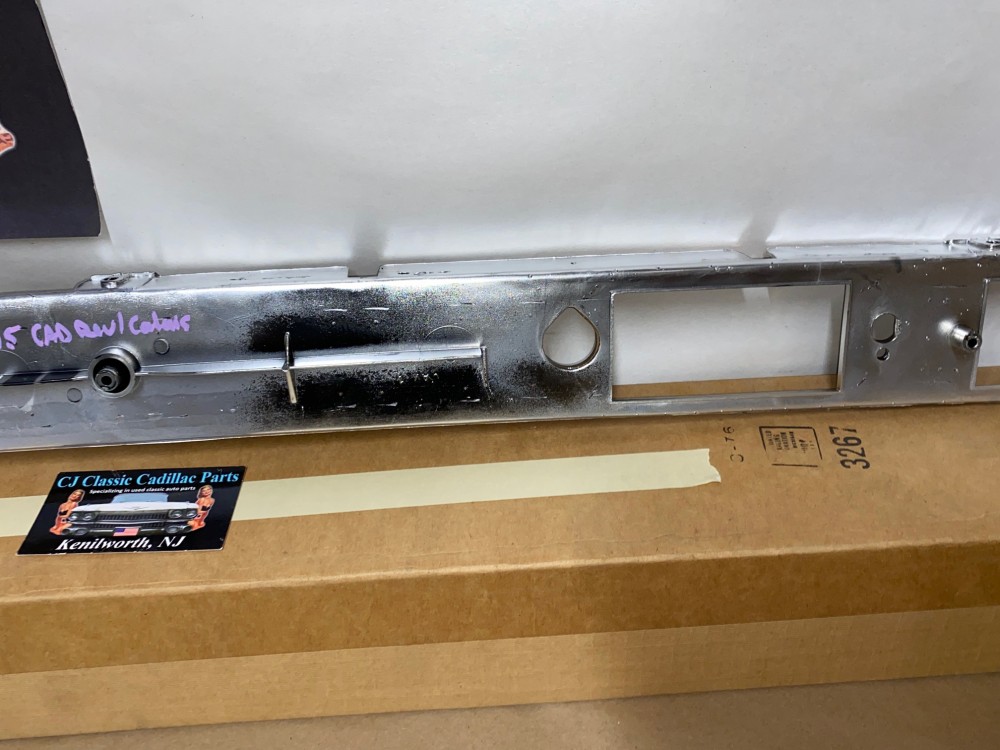 NOS 1974 1975 1976 Cadillac Fleetwood Deville Eldorado Calais RIGHT PASSENGER SIDE DASH WOODGRAIN TRIM RADIO BEZEL #1605940 - Image 17