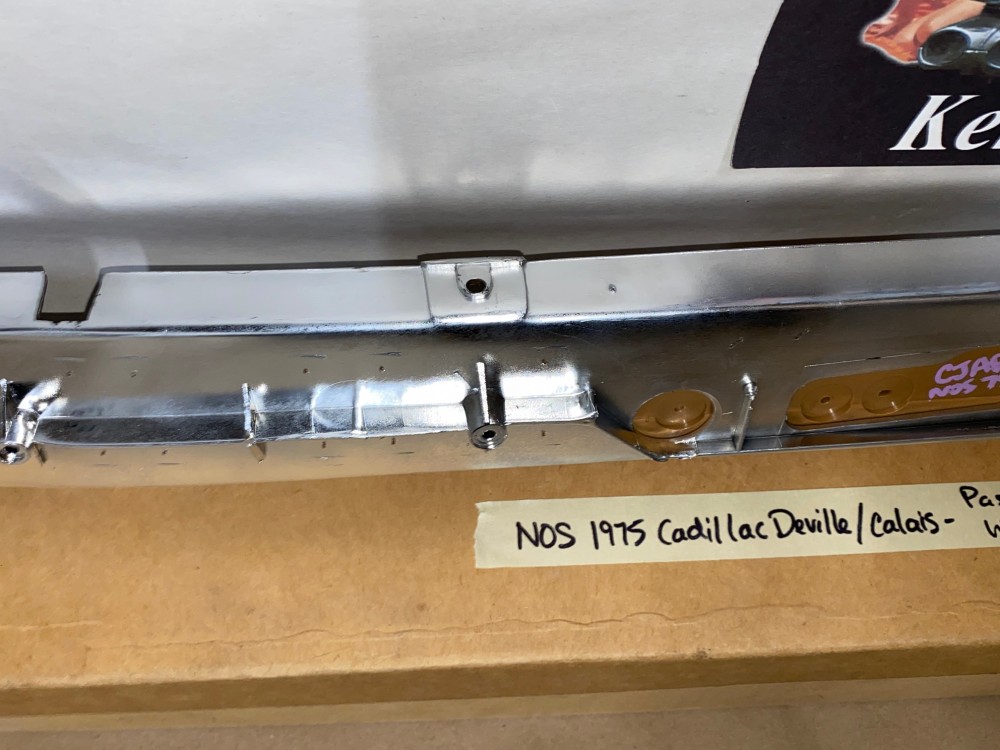 NOS 1974 1975 1976 Cadillac Fleetwood Deville Eldorado Calais RIGHT PASSENGER SIDE DASH WOODGRAIN TRIM RADIO BEZEL #1605940 - Image 22