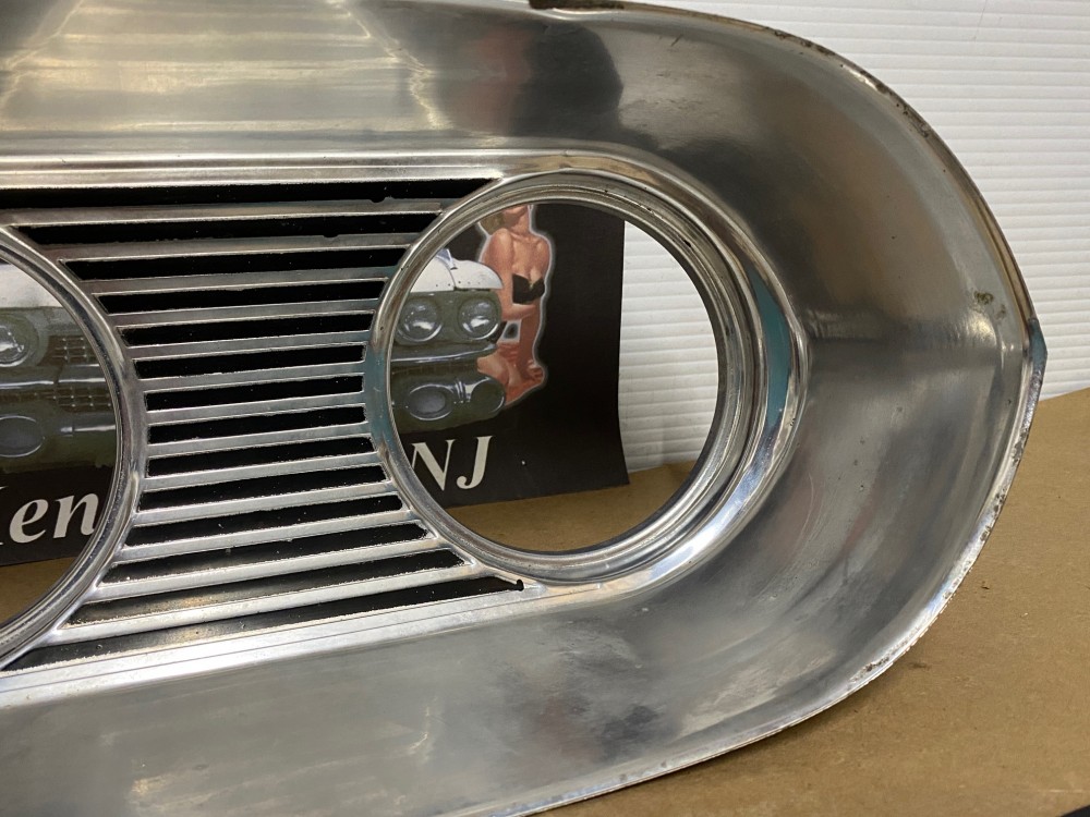 OEM 1961 Cadillac Deville Eldorado Fleetwood BRAKE LIGHT TAIL LIGHT ALUMINUM ESCUTCHEON INSERT BEZEL #1475504 - Image 5