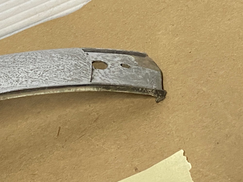 OEM 1959 Cadillac Deville Eldorado Fleetwood RIGHT PASSENGER SIDE FRONT FENDER GUNSIGHT CHROME TRIM MOLDING #1470534 - Image 18